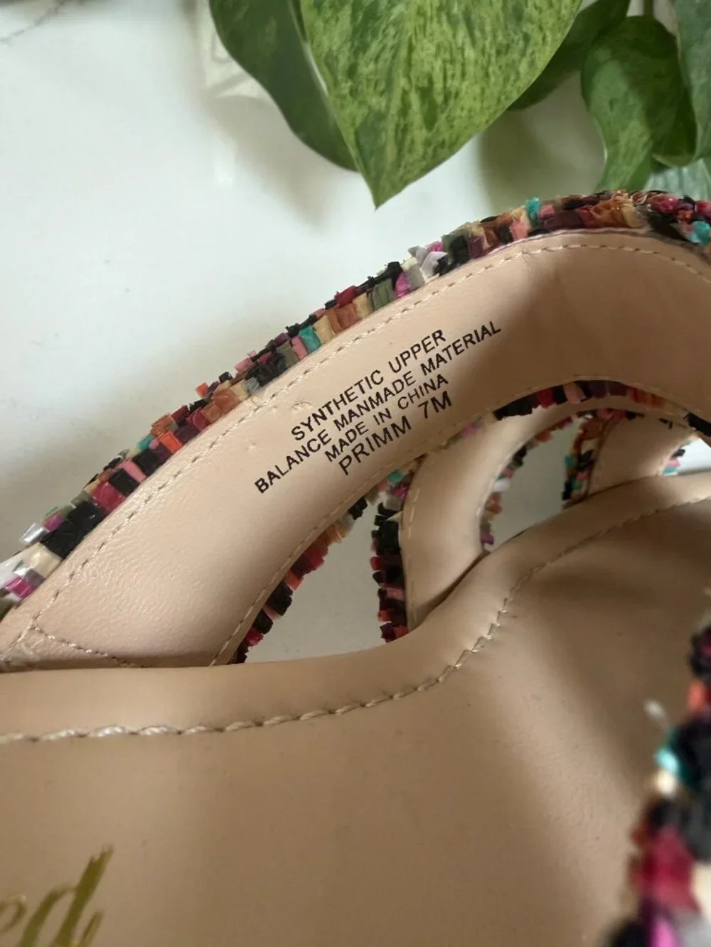 Violet & Red Sandals